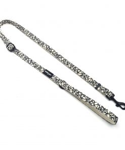 Reflective Visibility Cobble stone Adjustable Leash - WHITE